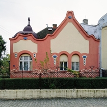 Hungarian Szecesszi style house in Novi Sad Serbia