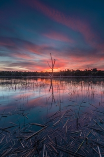 I Alone Sunset from Otay Lakes in Chula Vista California 