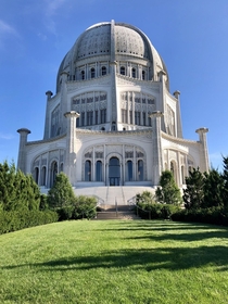 I am jumping on the bandwagon of people posting the Bah House of Worship in Wilmette Illinois I took this picture over the summer I live  minutes away from it