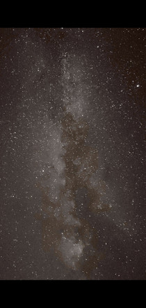 I captured the Milky Way using only my phone