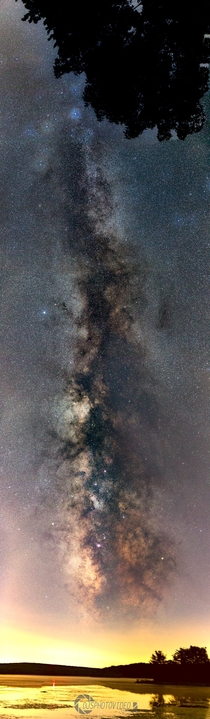 I completed a  MP vertical panorama of the Milky Way a few weeks ago at Shohola Marsh Reservoir PA 