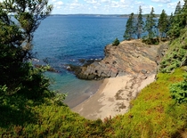 I found this hidden beach in Nova Scotia Canada 