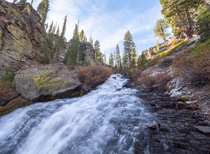 I got to unwind in Nature this weekend and spent about an hour eating first lunch and standing beside this beautiful cascading waterfall in Lassen Volcanic National Park 