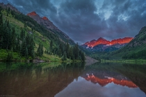 I know Maroon Bells Lake CO is kinda overdone but my friends insisted on sharing this after I drove out  hours specifically for the sunrise 