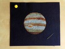 I made a Jupiter cross-stitch 