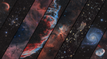 I made an K wallpaper of some of my favorite Deep Sky Objects Ive photographed throughout  This image represents over  hours of long exposure 