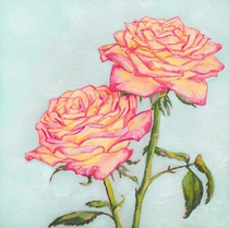 I painted these roses 