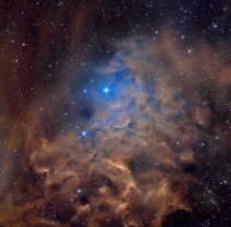 I want that blue - the Flaming Star Nebula 