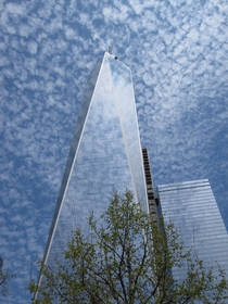 I was told you might like this picture of  WTC in clouds 