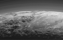 Ice mountains of Pluto Some reach elevations of  feet 