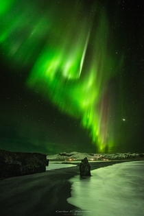 Iceland Stars and the Aurora Borealis photographed by Carlos F Turienzo 