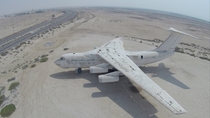 IL- Russian cargo plane abandoned in Umm Al Quwain UAE 