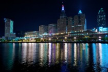 Im on the Cuyahoga River in Cleveland every night This is what I see 