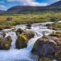 In The WestFjords of Iceland The Water is So Pure Near Dynjandi Falls 