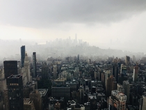 Incoming Storm over Manhattan 