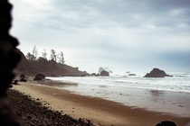 Indian Beach at Ecola State Park Oregon US 