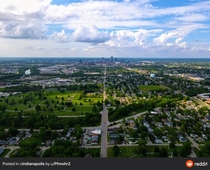 Indianapolis from the air