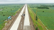 Indias first autobahn like expressway racing towards completion Work on the km Mumbai - Nagpur expressway began in  and will open to traffic in phases next year being the first motorway with a kph speed limit in the country