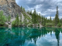 Inner reflections at Grassi Lakes Canmore 