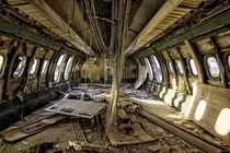 Inside an abandoned plane in the UN Buffer Zone in Cyprus  Photographed by WorldPhotos