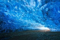 Inside an ice cave in Vatnajkull Iceland  Photographed by Lus Henrique de Moraes Boucault