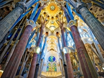 Inside Gaudis Sagrada Familia Barcelona 