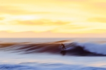 Inspired by the Impressionists Surfing on sunset Tenerife Canary Islands 