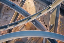 Interchanging flyovers in Albuquerque New Mexico  by Alex MacLean