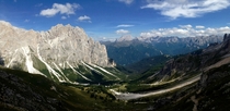 iPhone photo does not do this view the justice I think this deserves literally took my breath away Dolomites Italy  OC