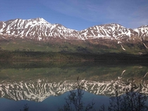 iPhone  picture taken while working aboard a train in Alaska 