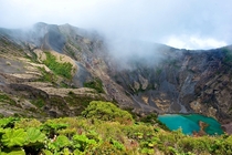Irazu volcano crater at  ft altitude Costa Rica  by Sebastien Lagree