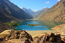 Island in a lake - Satpara Lake Gilgit-Baltistan  By Zahoor Ahmed  x-post rExplorePakistan