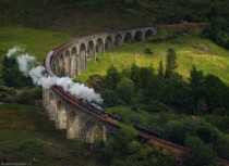Isle of Skye Steam train Jacobi who played the role of the  Hogwarts Express  Scotland  photo by Daniel Korzhonov
