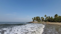 Isolated Puthenthodu Beach located near Kochi Kerala India 