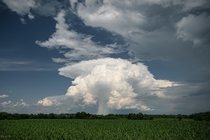 Isolated thunder showers in rural America