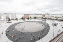 Israels Plads literally Israels Square is a large public square in central Copenhagen Denmark It was completed in  It hovers over the many cars that once dominated Israels Plads which are now placed underground