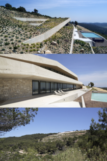 Issa Megaron a  energy independent private house dug in hill on the island of Vis in Croatia  designed by PROARH studio x