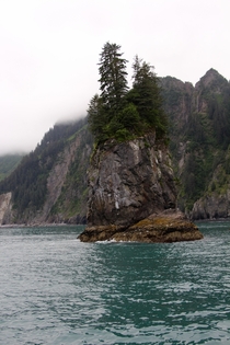 It may have been cloudy on the water outside Seward Alaska but still beautiful 