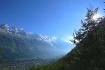 It was worth the hike Chamonix Mont Blanc 