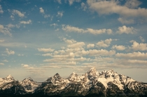 It was worth waking up early after a night sleeping in the car for this view of the Grand Tetons 