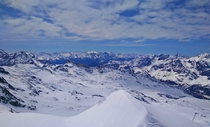 Italian Alps as seen from the Matterhorn Switzerland Unedited  x