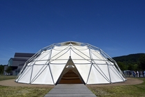 Its Buckminster Fullers Birthday Bucky Dome Weil am Rhein Germany 