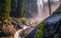 Its called Mist Trail for a reason Vernal Falls Yosemitepjphotoscapes