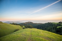 Its not the most marvelous mountain in California but its beautiful in its own way Mount Tamalpais just north of San Francisco 