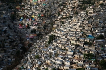 Jalousie slums in Ptionville in the suburbs of Port au Prince Haiti  Photo by Yann-Arthus Bertrand 