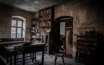 Jewish Schoolhouse in Slovakia untouched since  by Yuri Dojc Link to article and more photos in comments 