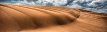Jockeys Ridge sand dunes in the Outer Banks North Carolina 
