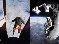 Jump from the edge of space  vs  