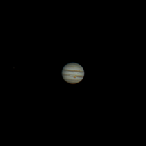 Jupiter and Io with my DSLR and  telescope 