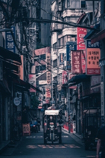 Just another street in Seoul South Korea